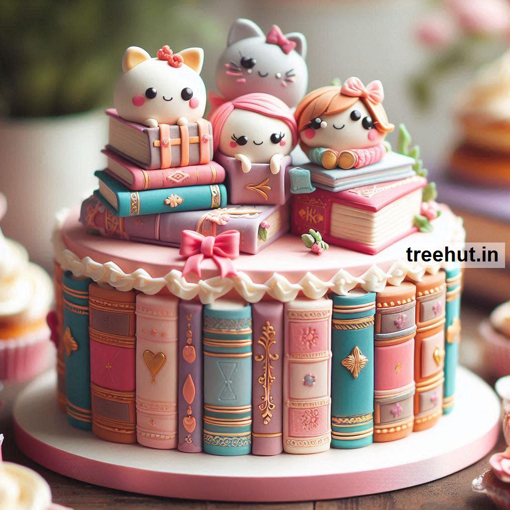 Books Birthday Cake Ideas for a Book Lover