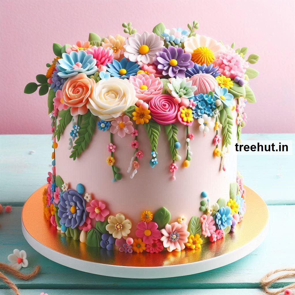 Cake Ideas with Flowers, Cake Decoration Techniques