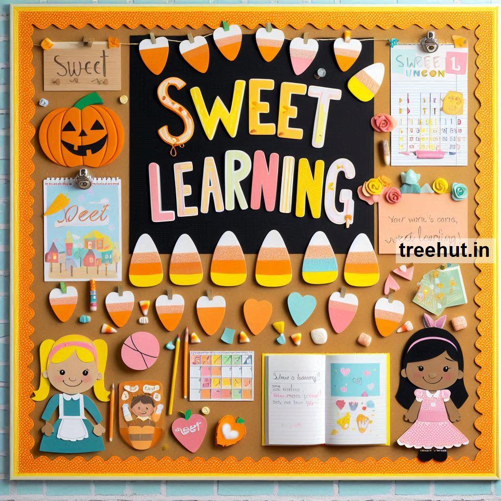 Candy Corn Bulletin Board Ideas and Candy Corn Activities for Elementary School | October Bulletin Board Ideas |