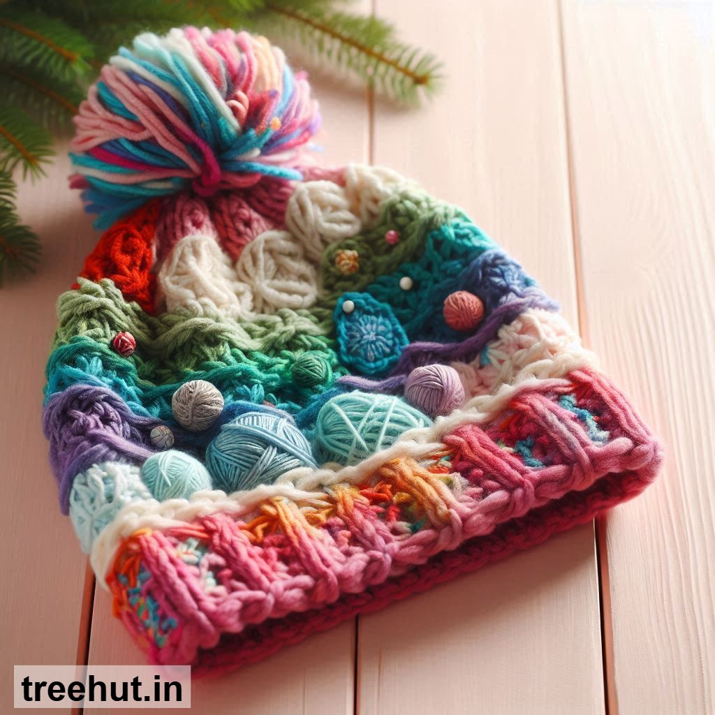 Christmas Crochet Cap Ideas patterns and how to make them, Christmas Crochet Ideas