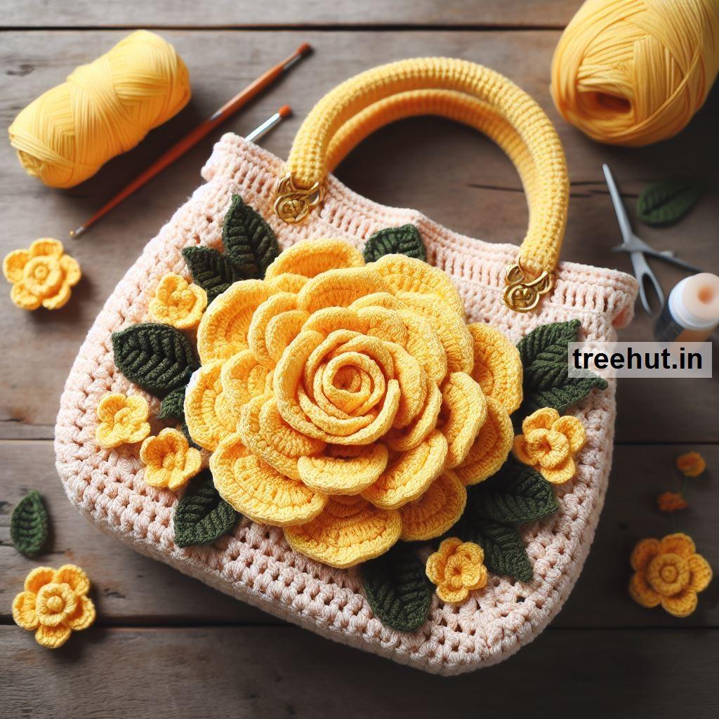 create different types of crochet roses to sell or gift