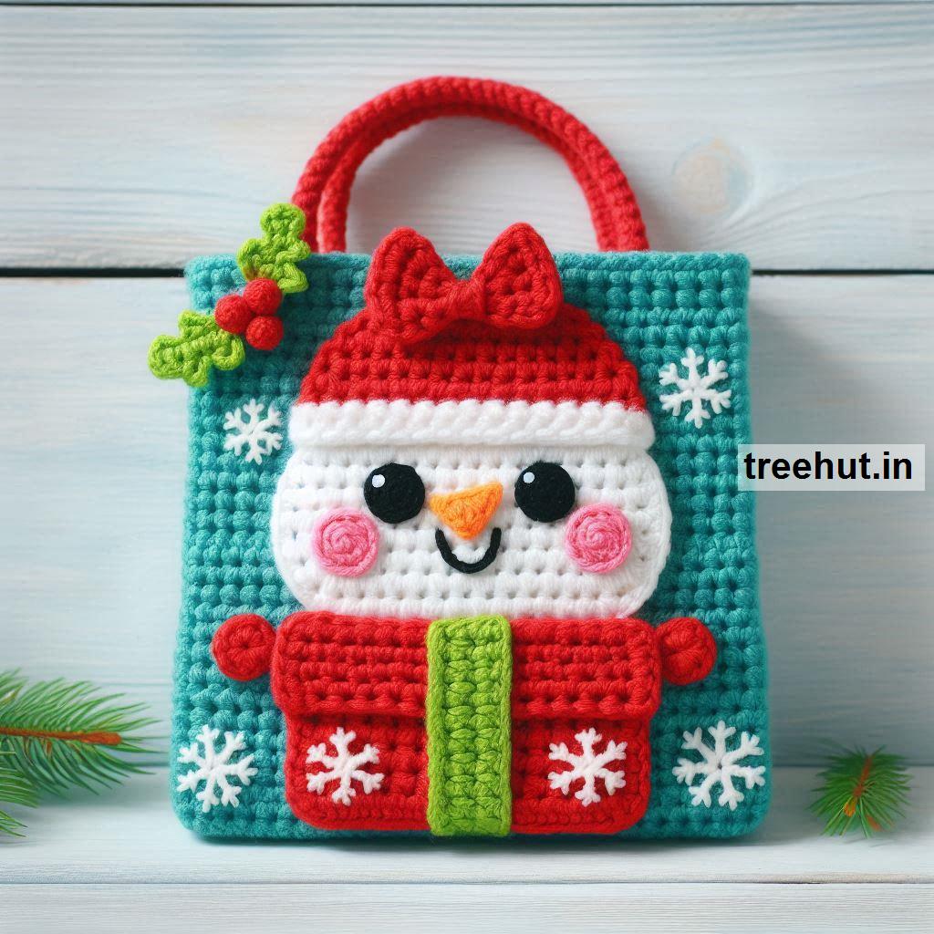 Crochet Christmas Gift Bag Ideas