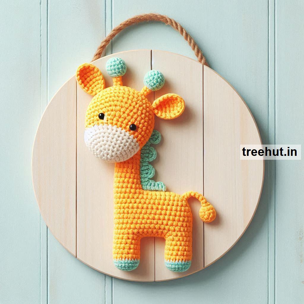 Crochet Giraffe Ideas, Appliques and Small Crochet Projects with Leftover Yarn