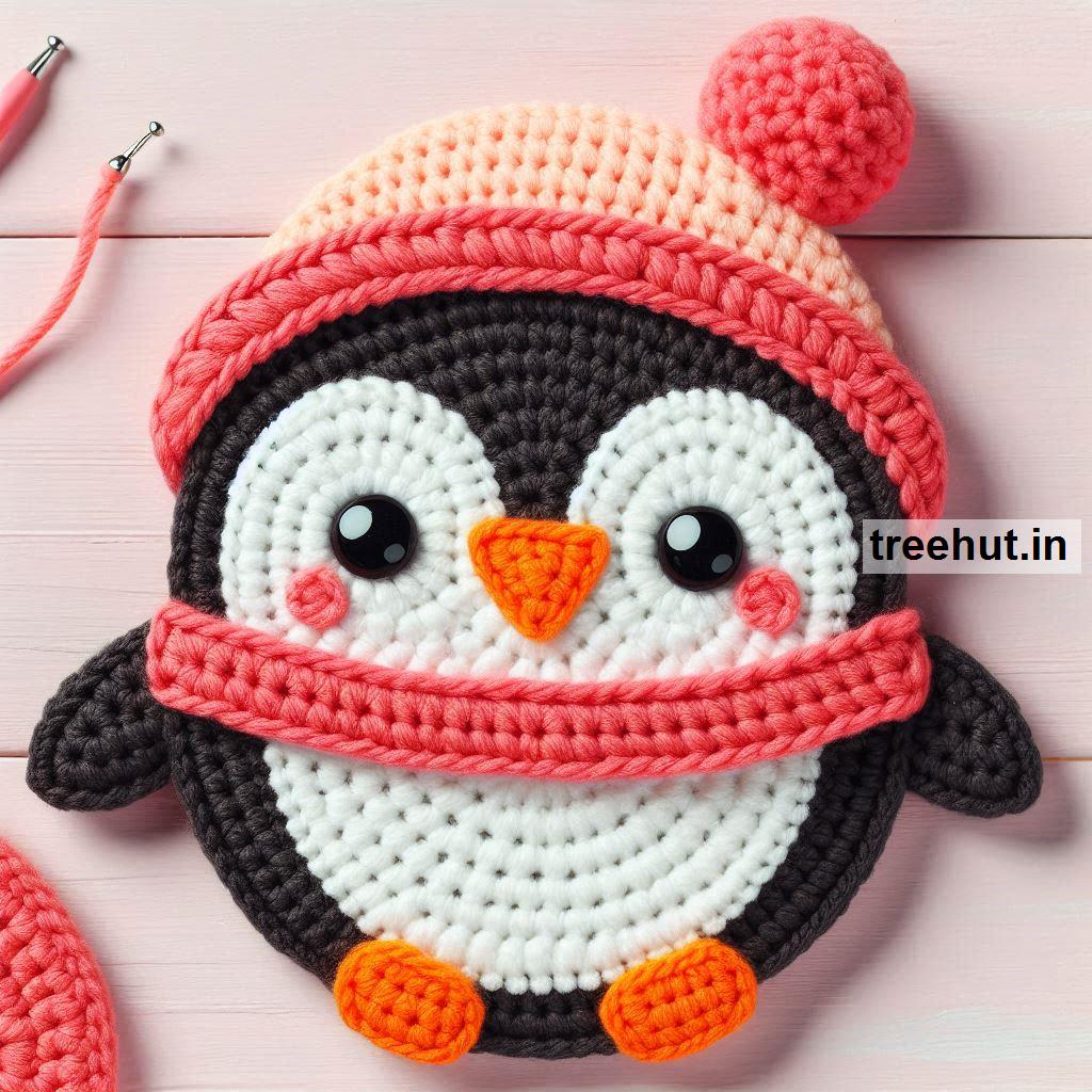 Crochet Penguin Ideas for Appliques and Small Crochet Projects with Leftover Yarn for Selling or Gifting