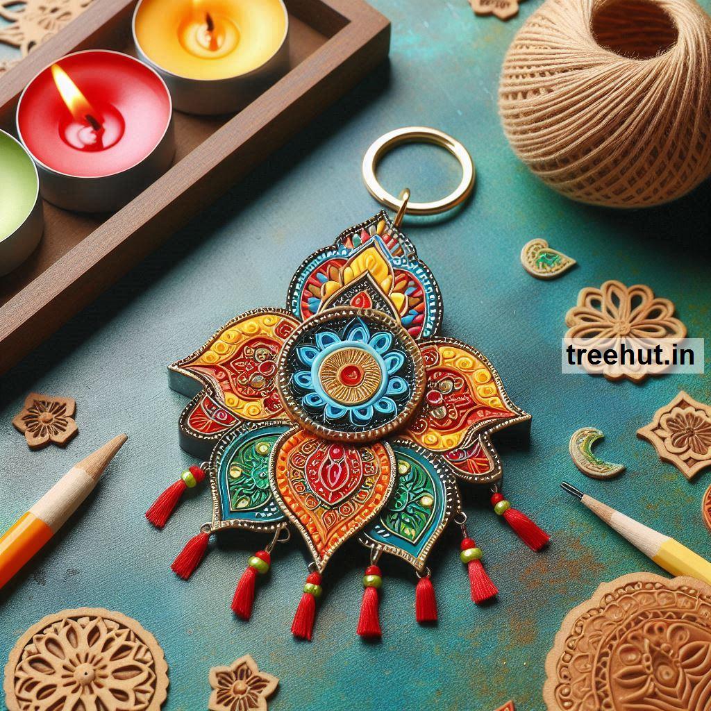 Diwali Decoration Ideas for Key Chain 80 DIY Diwali Decoration techniques for Keyring