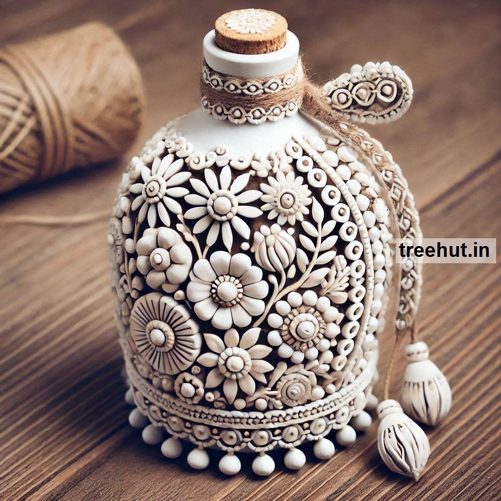 Folk Art Bottle Decoration Ideas, Bottle Craft Ideas