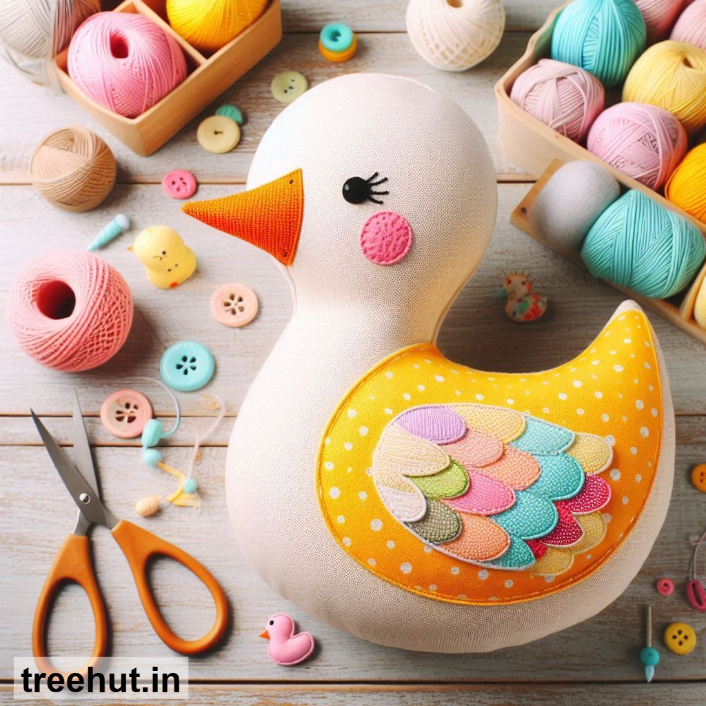 Goose Cushion Design Ideas, Farm Animals Cushion Ideas