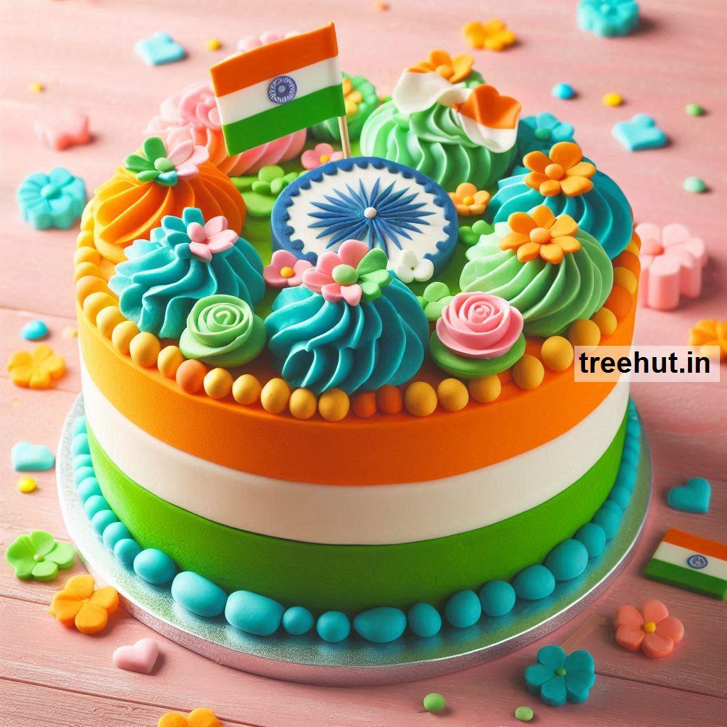 Indian Tricolor Cake Decoration Ideas with Cake Decoration Techniques and Tips