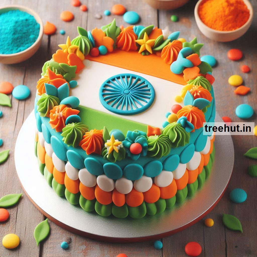 Indian Tricolor Cake Decoration Ideas with Cake Decoration Techniques and Tips