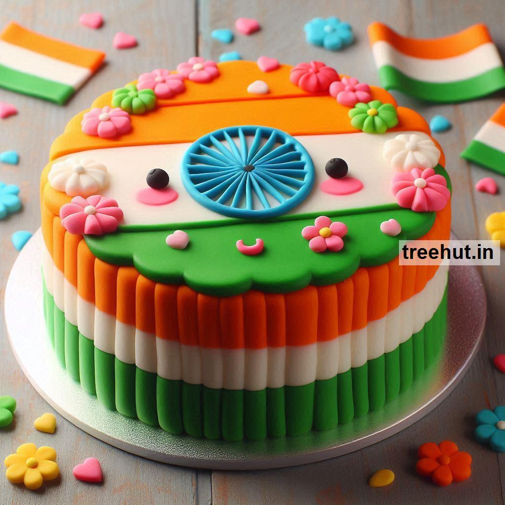 Indian Tricolor Cake Decoration Ideas with Cake Decoration Techniques and Tips