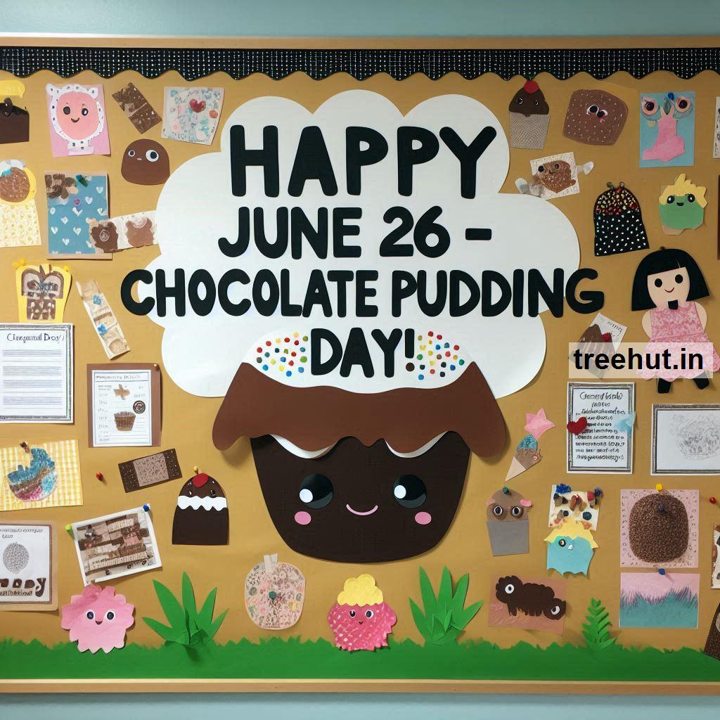 June 26 - Chocolate Pudding Day Bulletin Board Ideas and Classroom Activities