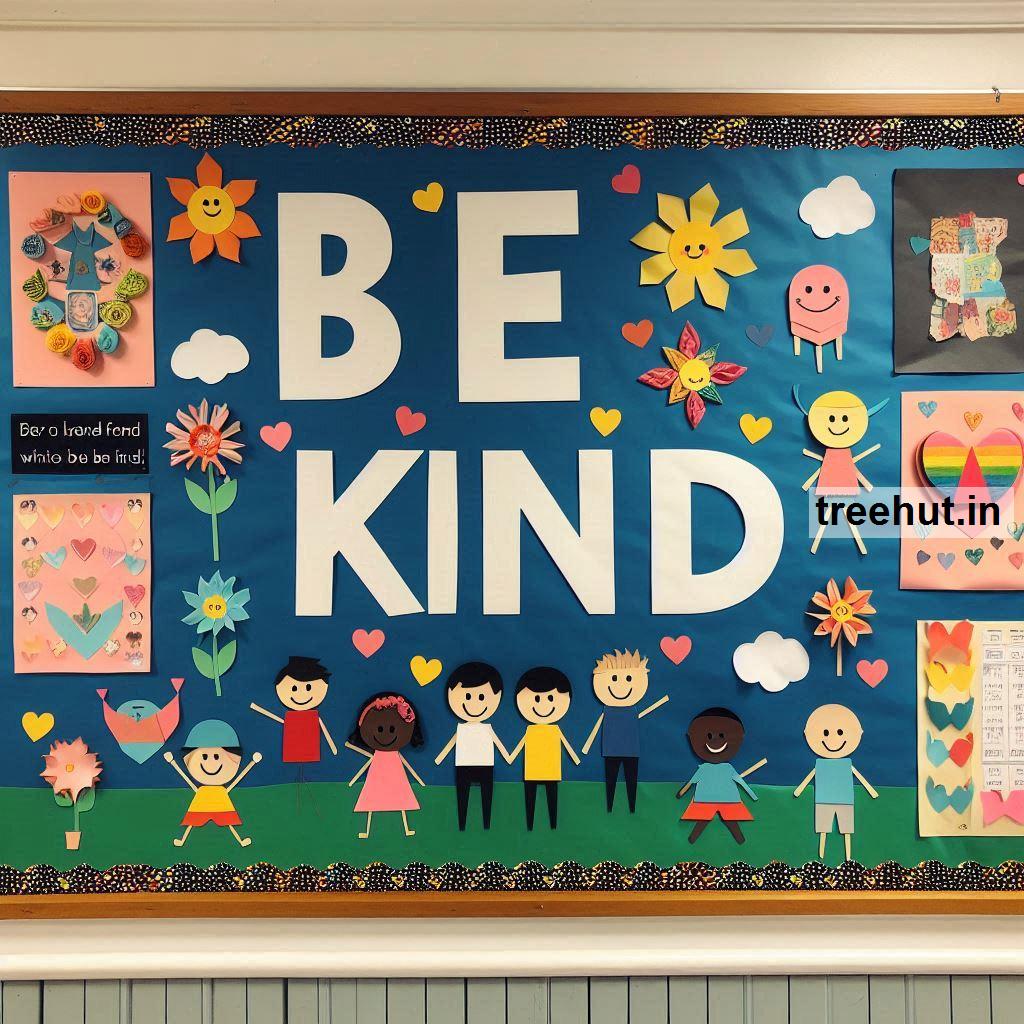 Kindness Bulletin Board Ideas, Door Decor, Hallway Display and Classroom Games and Activities in Elementary School