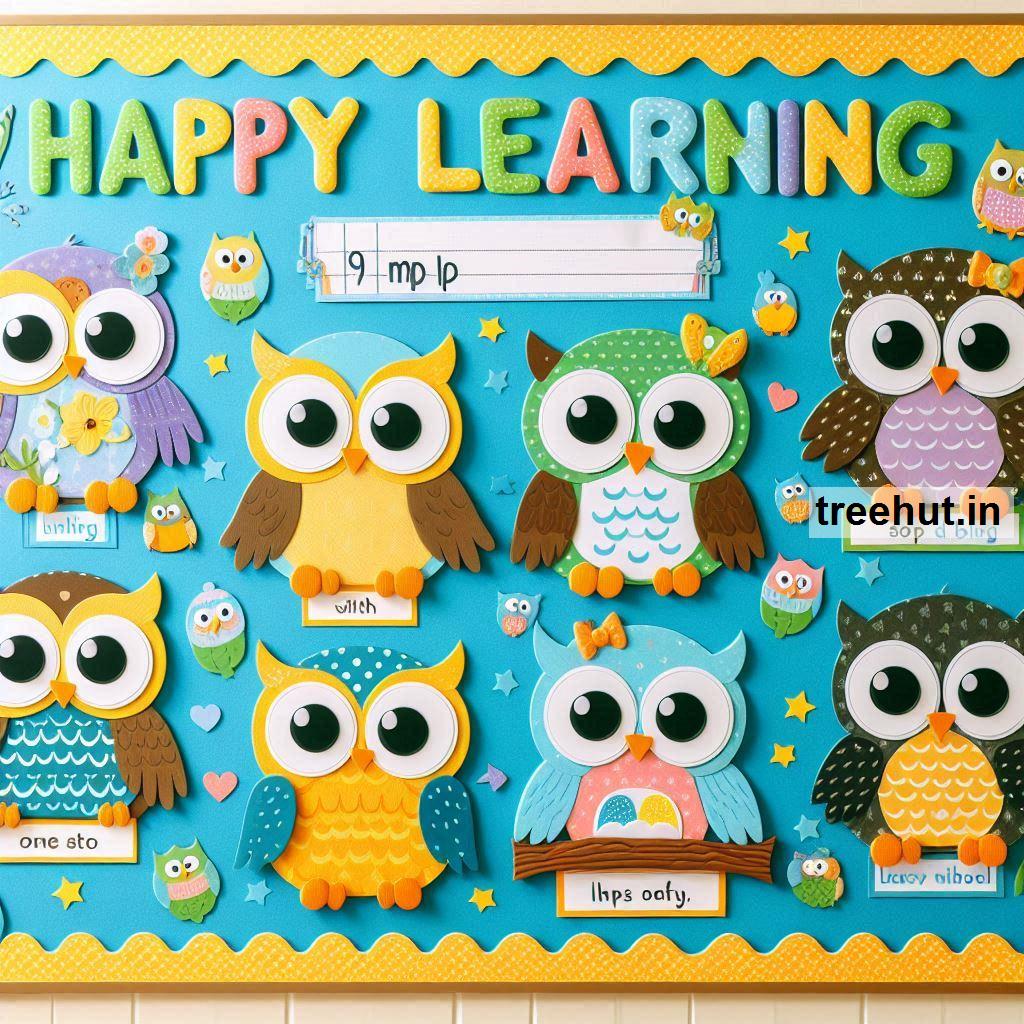 Owl Bulletin Board Ideas, Fall  Bulletin Board, Autumn