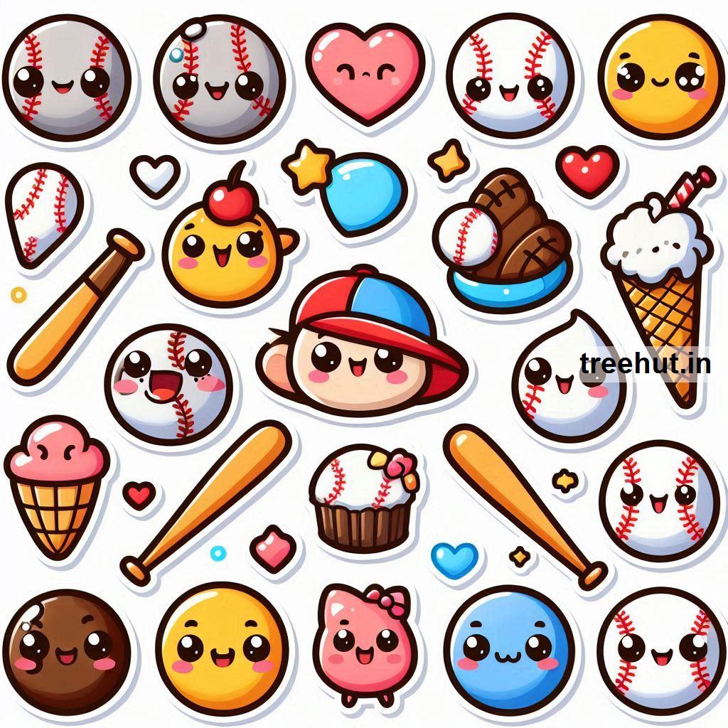 Printable Baseball Stickers and Sticker Craft Ideas for Kids, Baseball Craft Activities