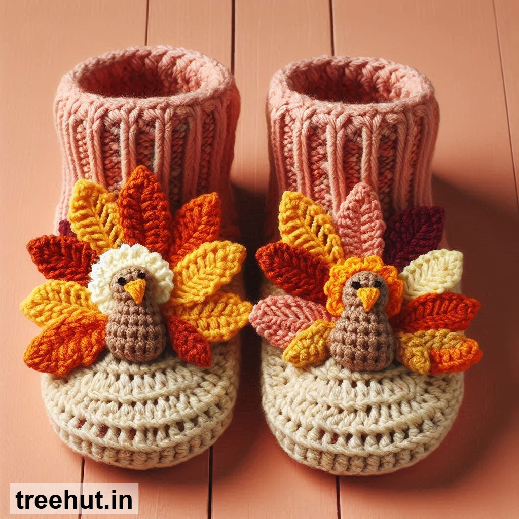 Thanksgiving Crochet Slipper Socks Ideas and ways to make them