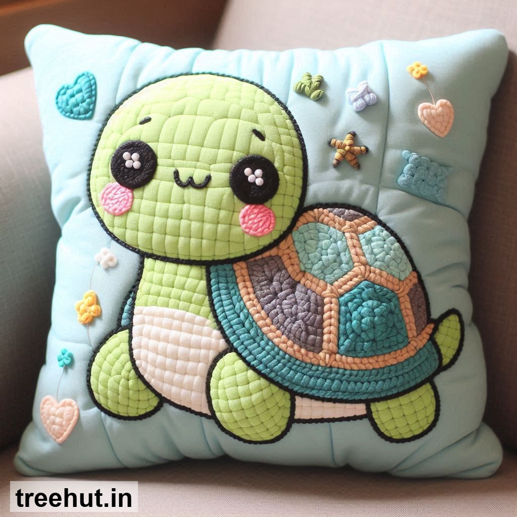 Turtle Cushion Design Ideas, Animal Cushion Ideas
