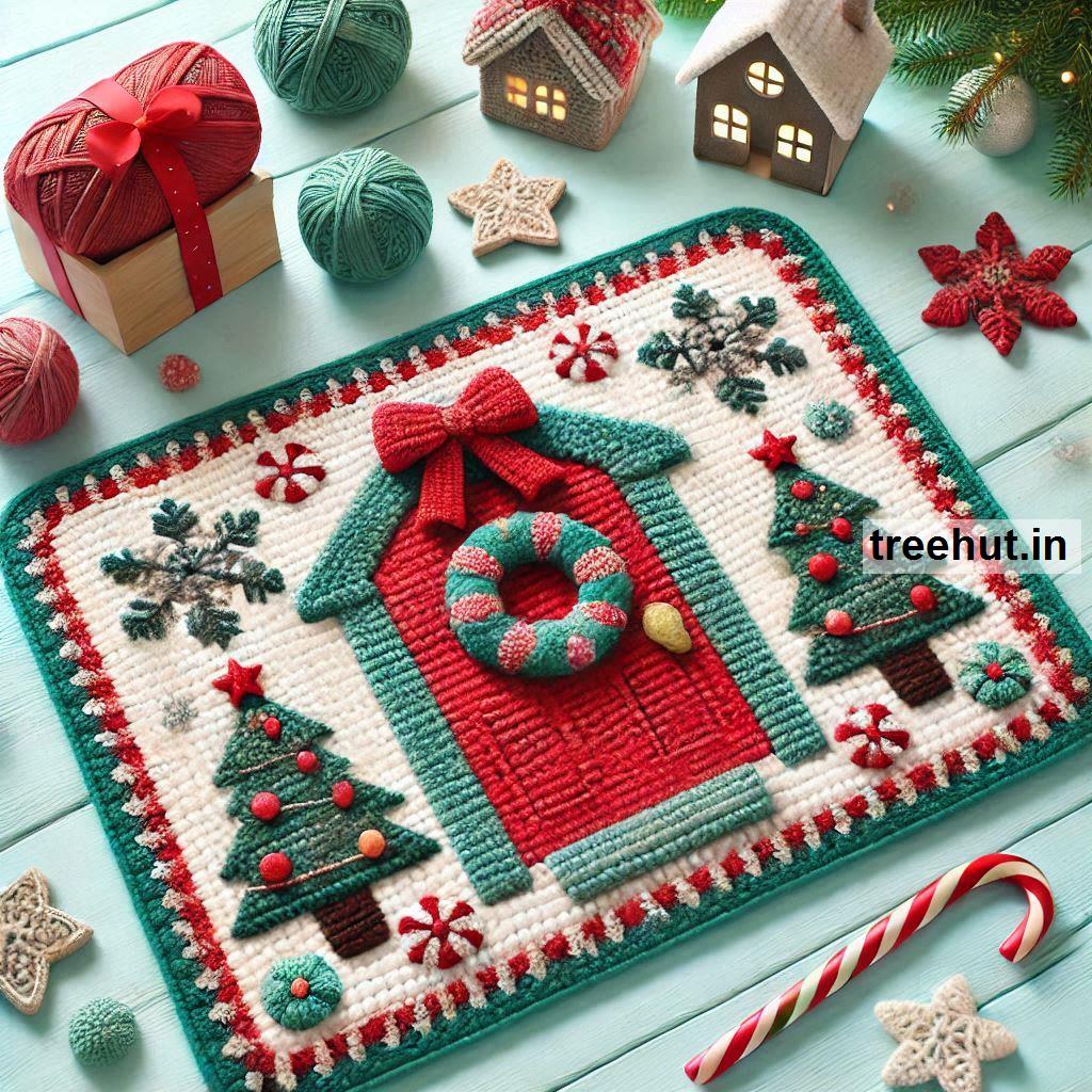 What can I make with a crochet rectangles collection made from leftover yarn?