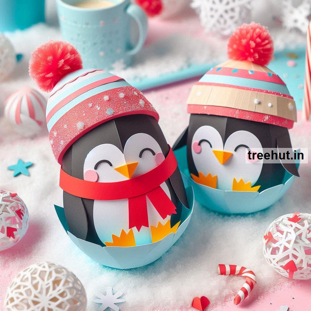 Winter Penguin Paper Craft Ideas for Classroom Activities