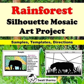 Rainforest Silhouette Mosaic Art Project