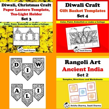 Diwali Art and Craft Project and Bulletin Board Display Bundle