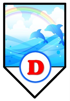 'Dive in and explore', Ocean Theme, Bulletin Board Letters