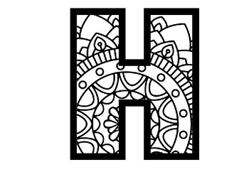 ‘Happy Diwali’, Mandala Style 4 Letters to Color, Classroom Decor, Ancient India