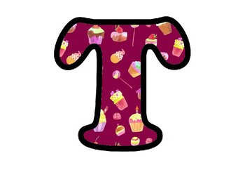 Cupcakes and Desserts, Bulletin Board Letters, This Will Be A Sweet Year, Quote