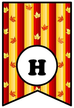 Fall Bulletin Board Sayings Pennant Banner, His Grace Falls On Us, Class Decor