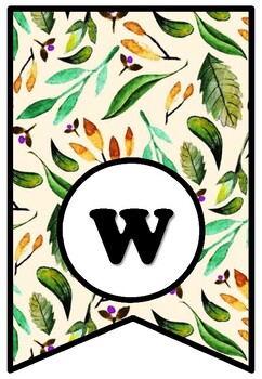 'Welcome Autumn', Fall Bulletin Board Sayings Pennant Banner, Classroom Decor