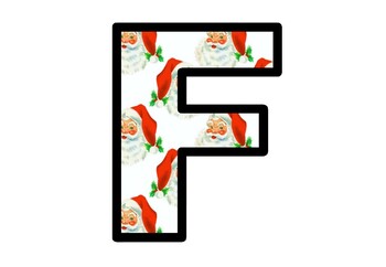 Santa Claus, Christmas, Bulletin Board Letters, Classroom Décor, Set 2