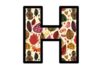 Fall, Leaves, Bulletin Board Letters, Classroom Décor, Set 2, Garden Alphabet