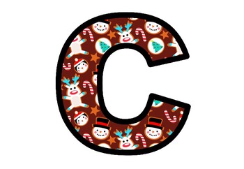 Christmas Cookies, Bulletin Board Letters, Alphabet Posters Decor