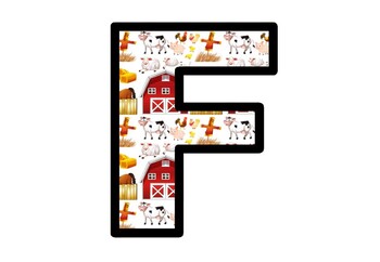 Farm, Bulletin Board Letters, Decor