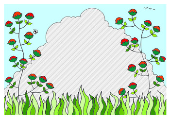 Free Frame  Colored Clip art