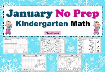 January Kindergarten No Prep Math