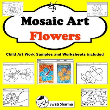 Spring Art Project Mosaic Pattern Flowers