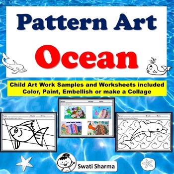 Ocean Animals Art Project, Pattern Art/Pop Art