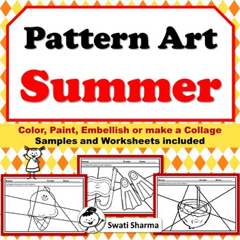 Summer Art Project, Pattern Art / Pop Art