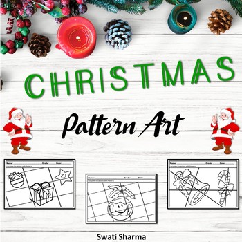 Christmas Art Project, Pattern Art/Pop Art