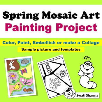 Spring Mosaic Art Painting Project