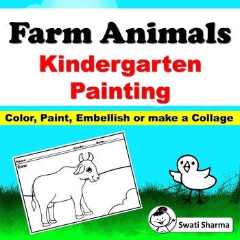 Farm Animals Kindergarten Painting Art Project